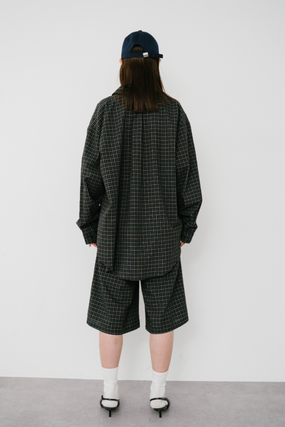 【Collaboration】Classic check bermuda pants