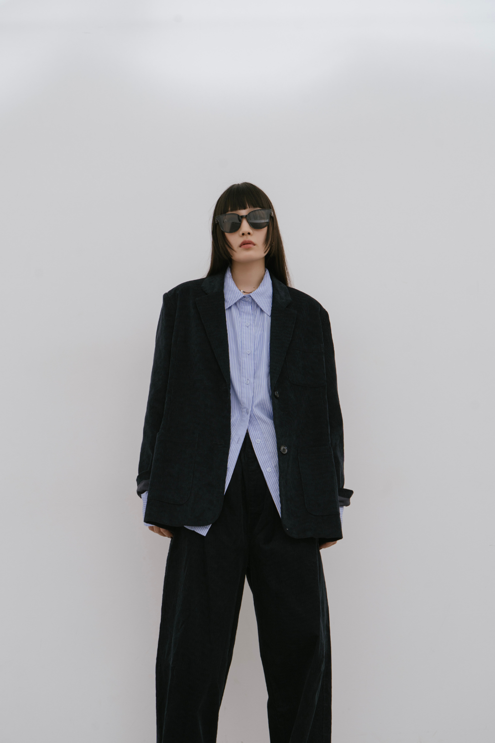 Corduroy tailored jacket