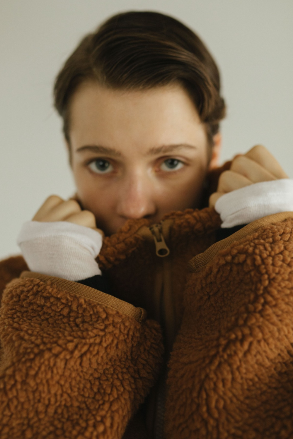 【予約】Stand collar boa blouson