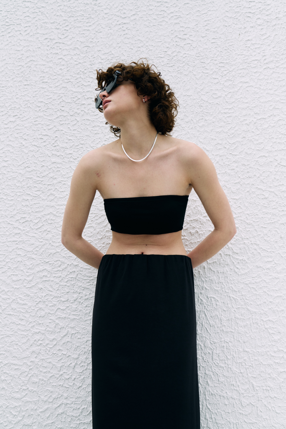 Backstrap tube top bra