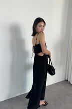 Side slit cami dress