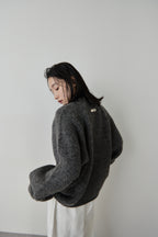 Mohair like knit pullover