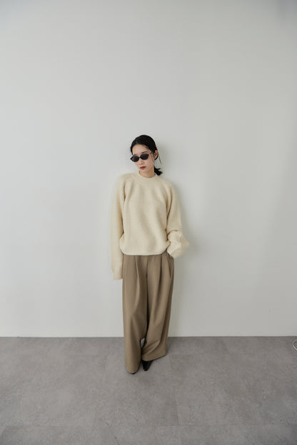 Mohair like knit pullover