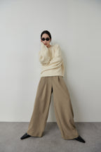 Mohair like knit pullover