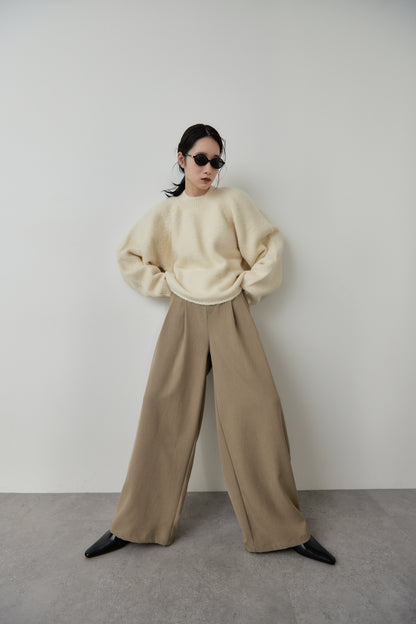 Mohair like knit pullover