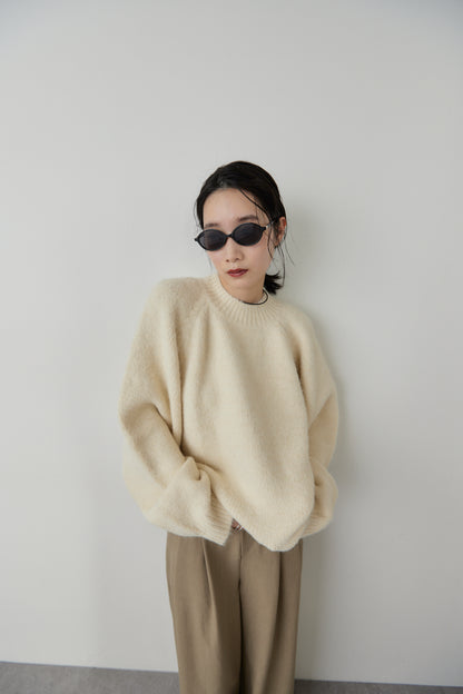Mohair like knit pullover