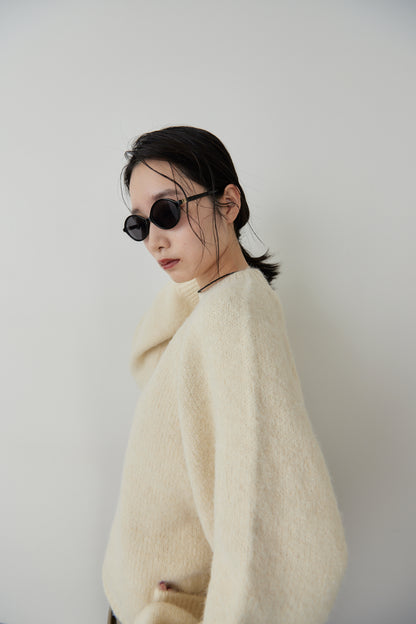 Mohair like knit pullover