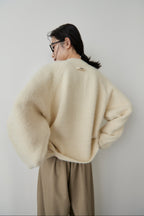 Mohair like knit pullover