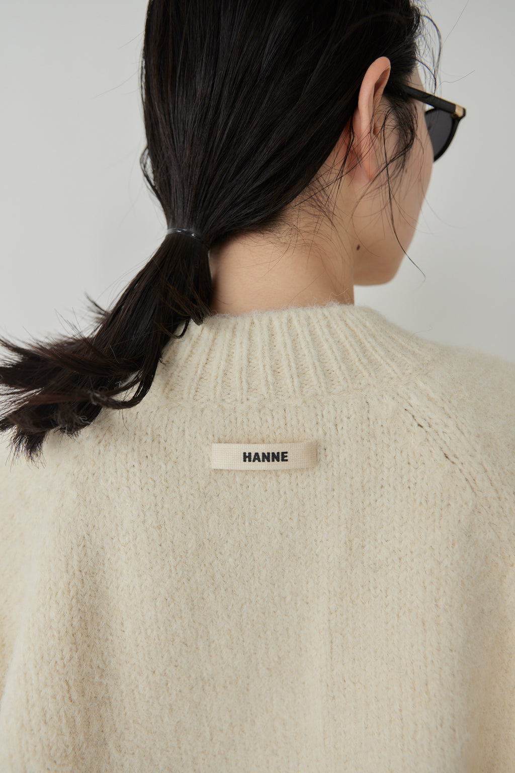 Mohair like knit pullover