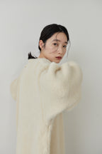 Mohair like knit cardigan