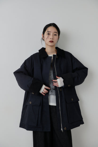 Corduroy color hunting jacket