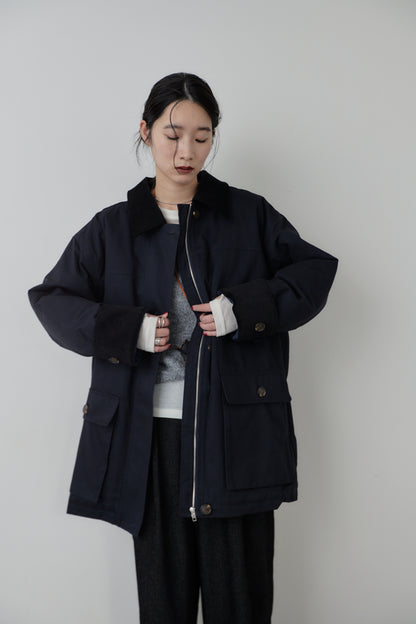 Corduroy color hunting jacket