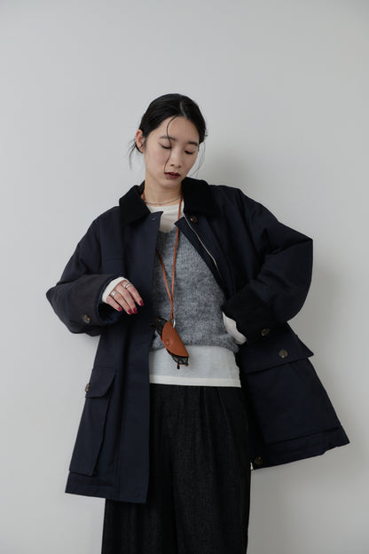 Corduroy color hunting jacket