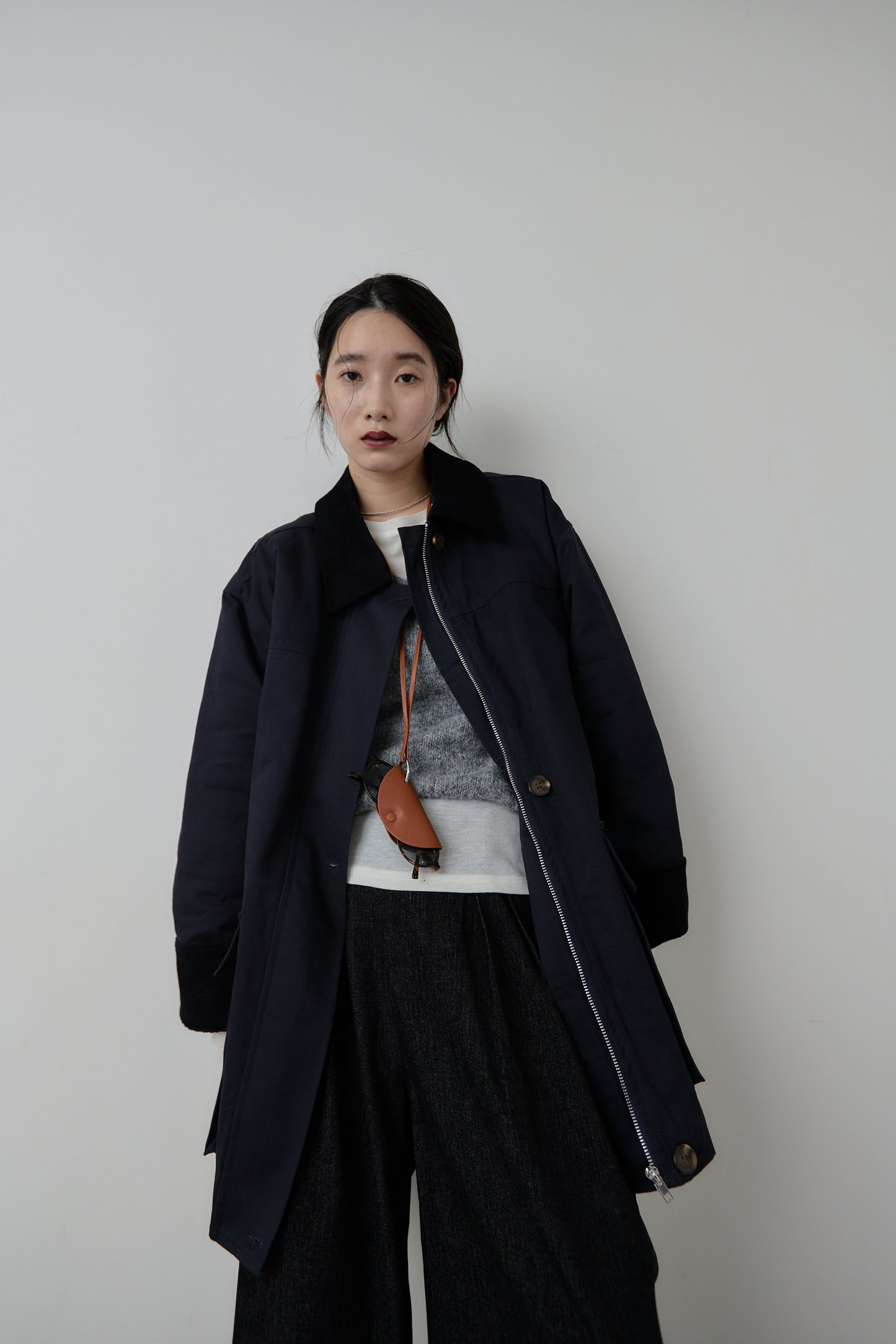 Corduroy color hunting jacket