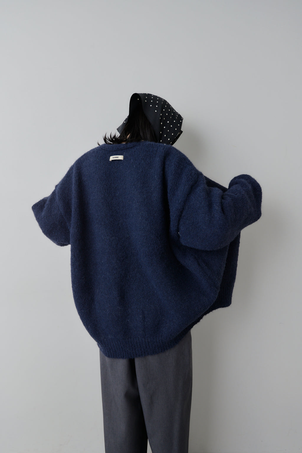 Mohair like knit cardigan