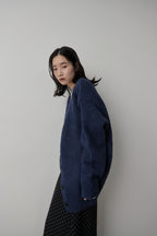 Mohair like knit cardigan