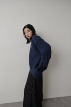 Mohair like knit cardigan