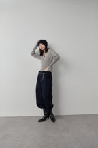Poloknit bodysuit