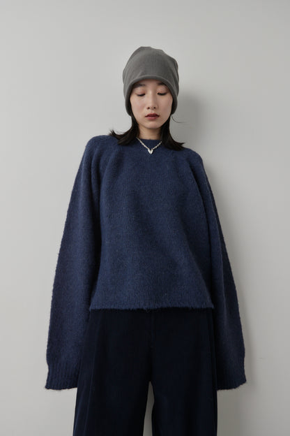 Mohair like knit pullover