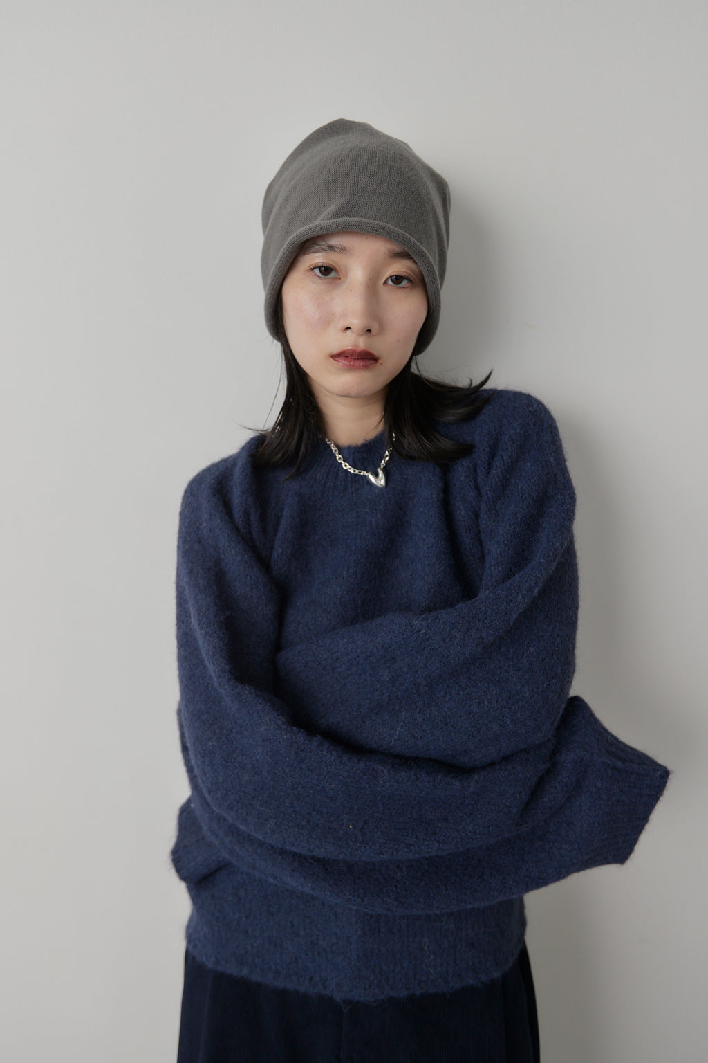 Mohair like knit pullover