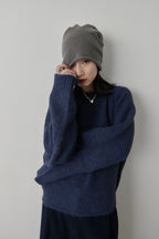 Mohair like knit pullover