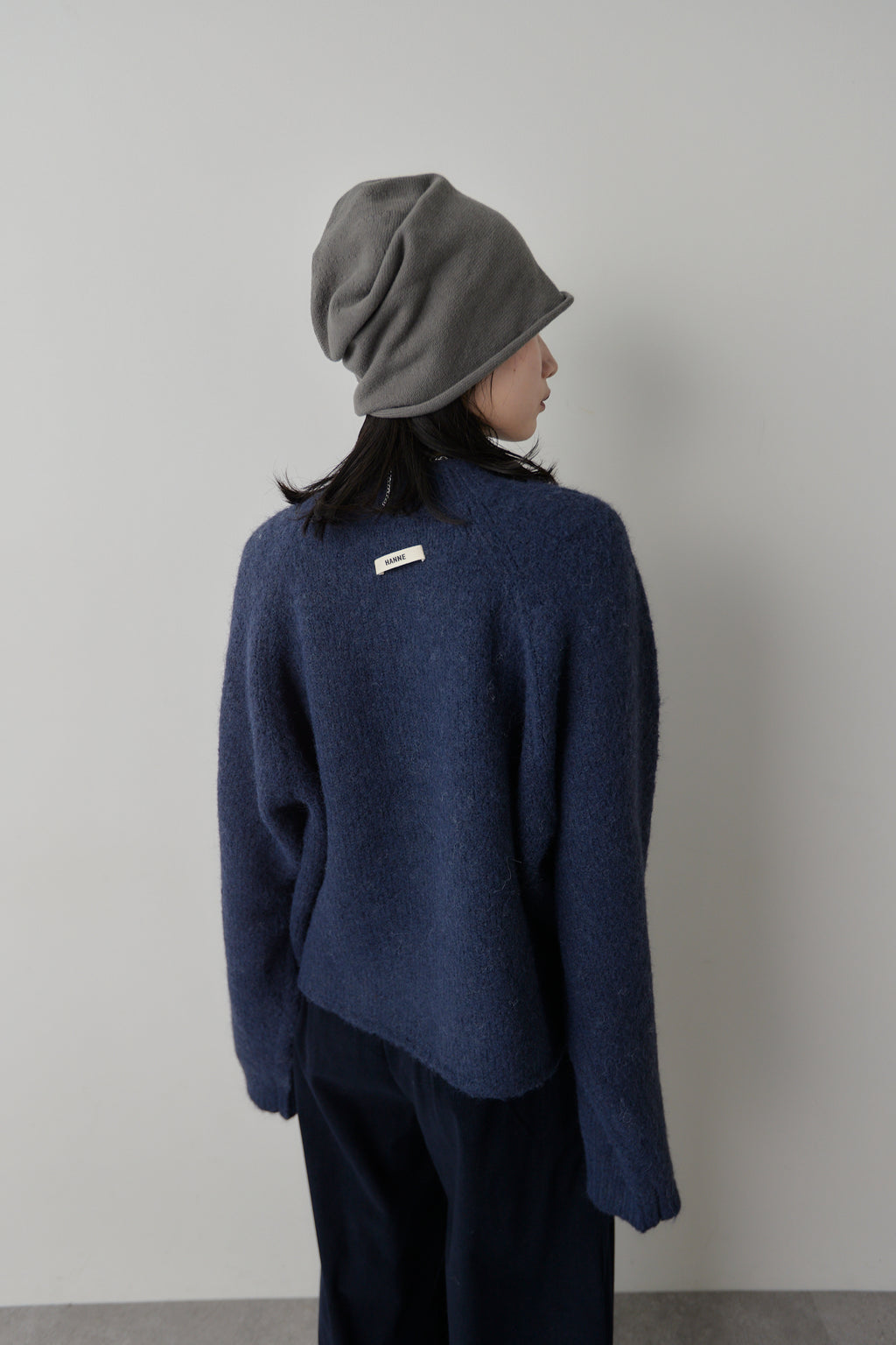 Mohair like knit pullover