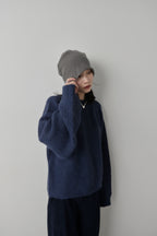 Mohair like knit pullover