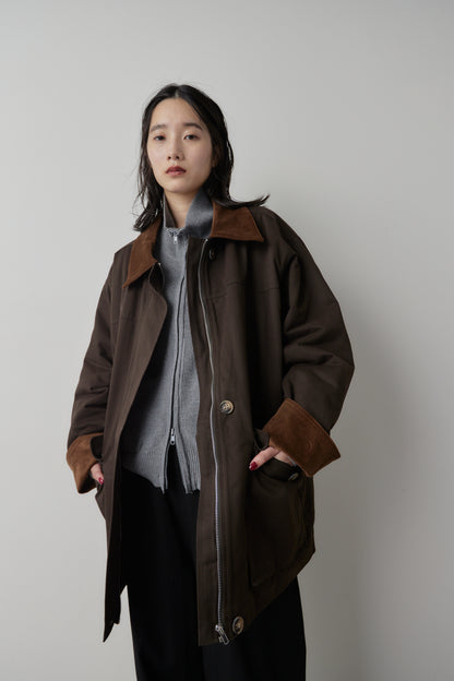 Corduroy color hunting jacket