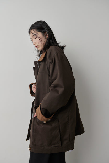 Corduroy color hunting jacket