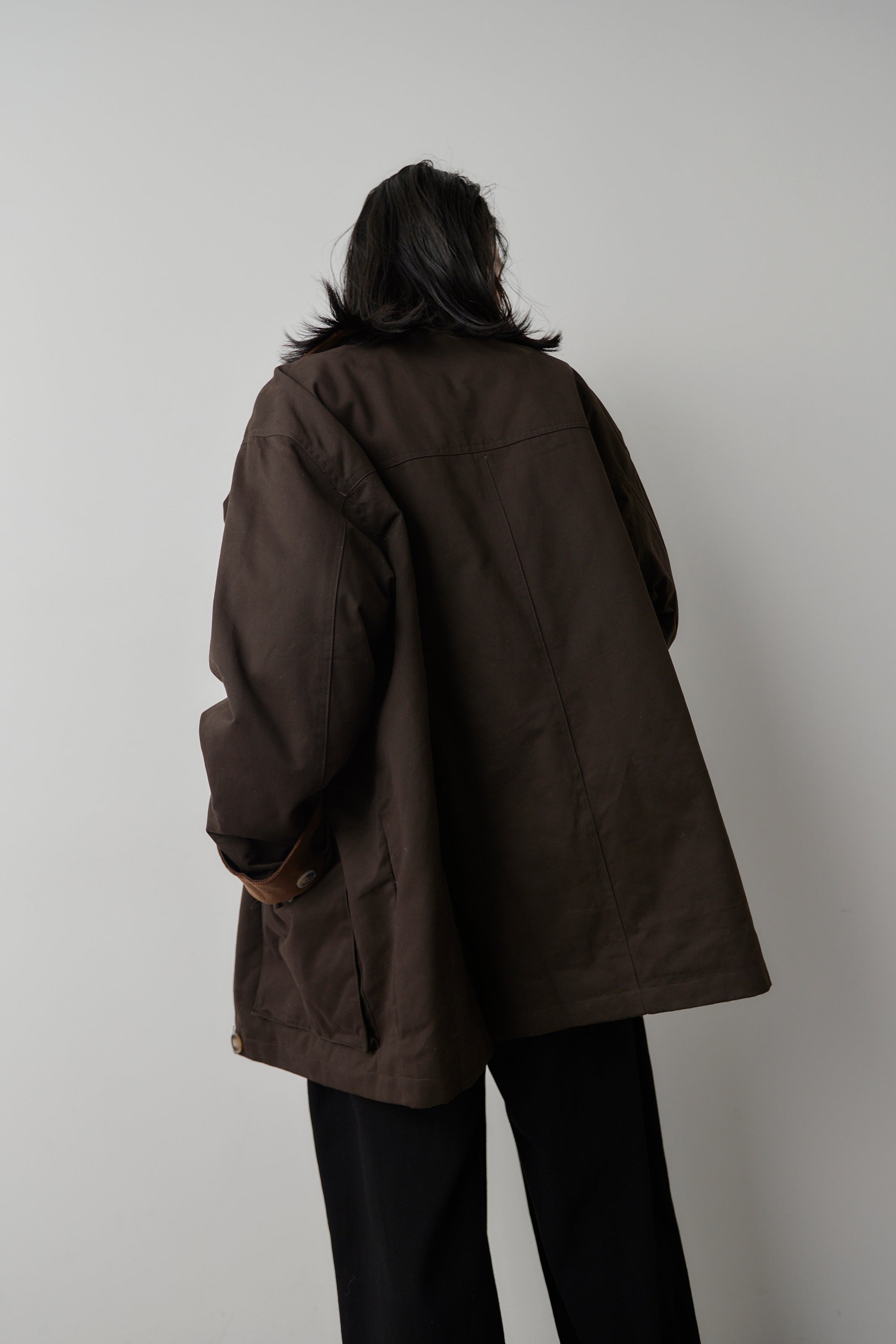 Corduroy color hunting jacket