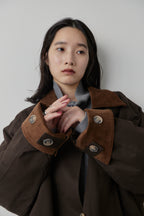 Corduroy color hunting jacket