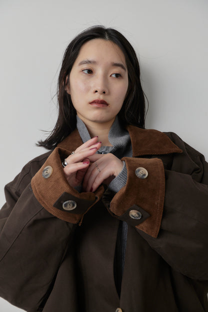 Corduroy color hunting jacket