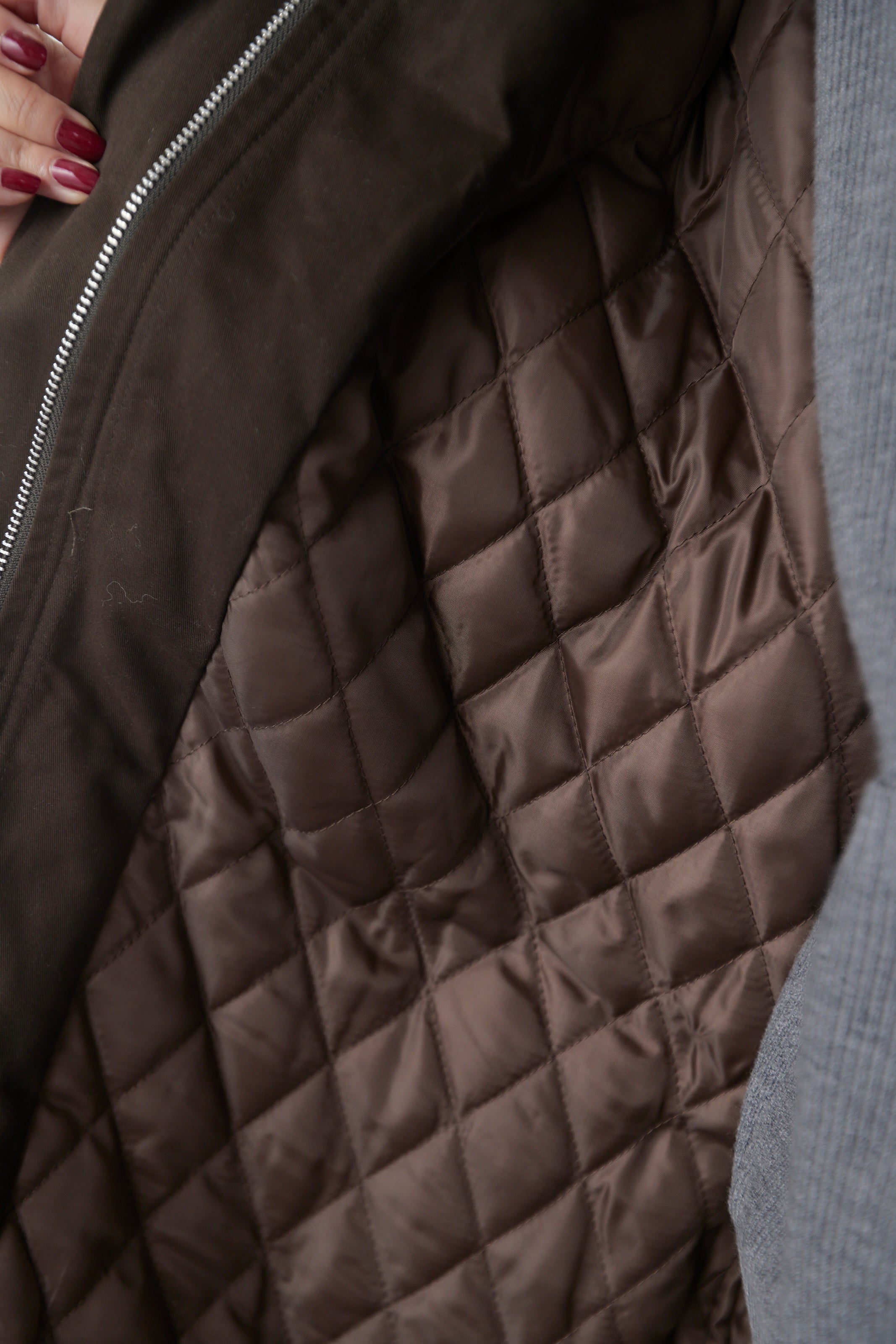 Corduroy color hunting jacket