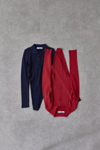 Poloknit bodysuit