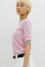 2PACK Sheer half sleeve TEE