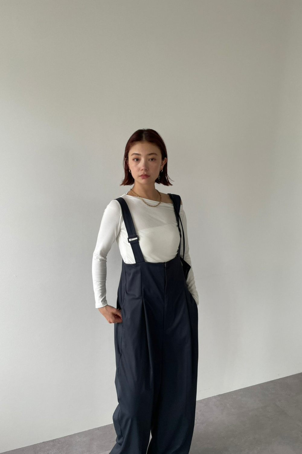 Suspender trousers