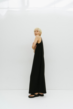Cup in american sleeve long dress