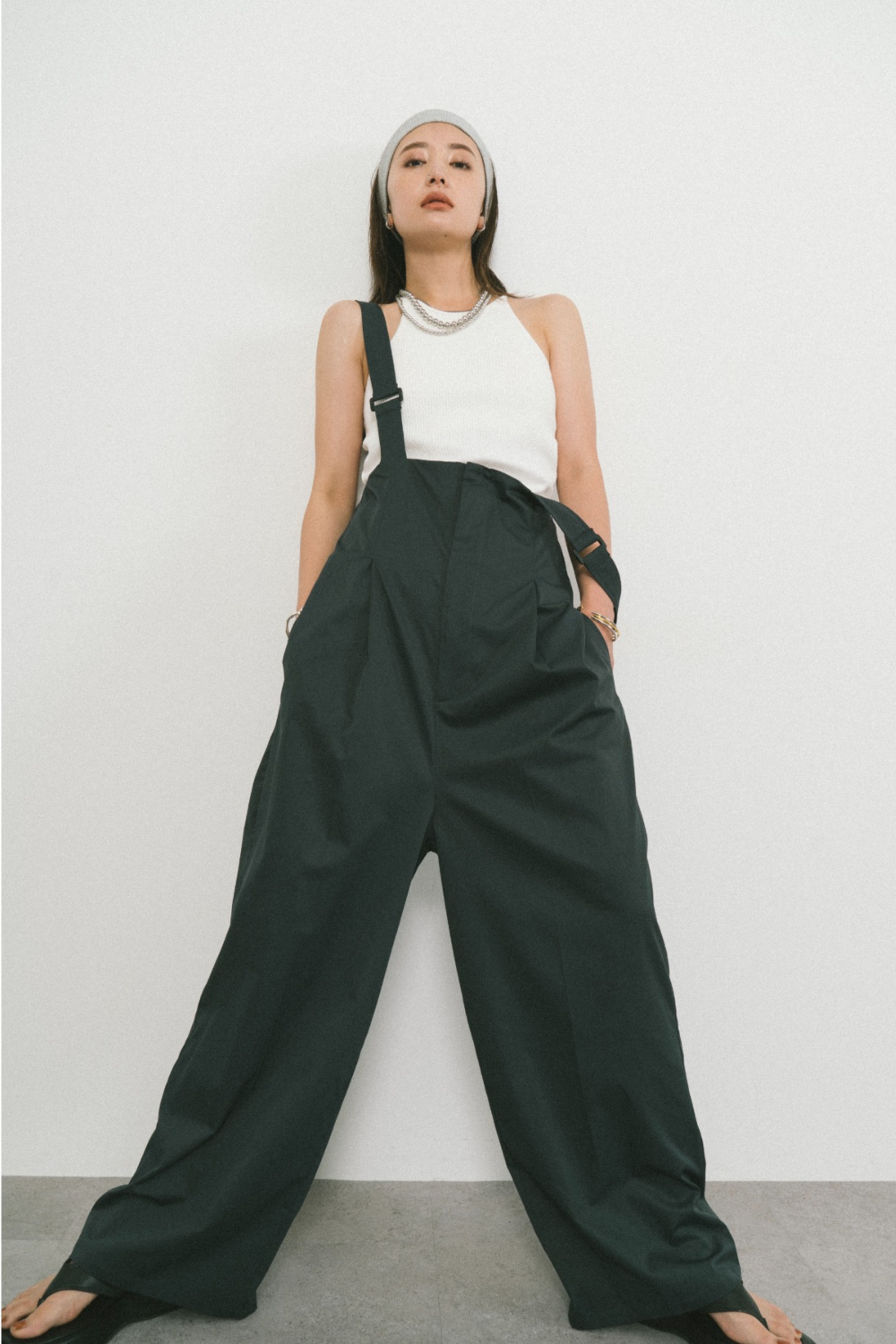 Suspender trousers