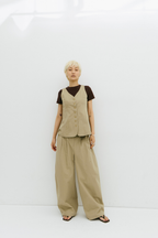 Cotton twill vest