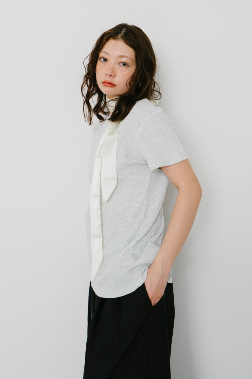 Back open thermal tee