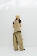 Cotton twill vest