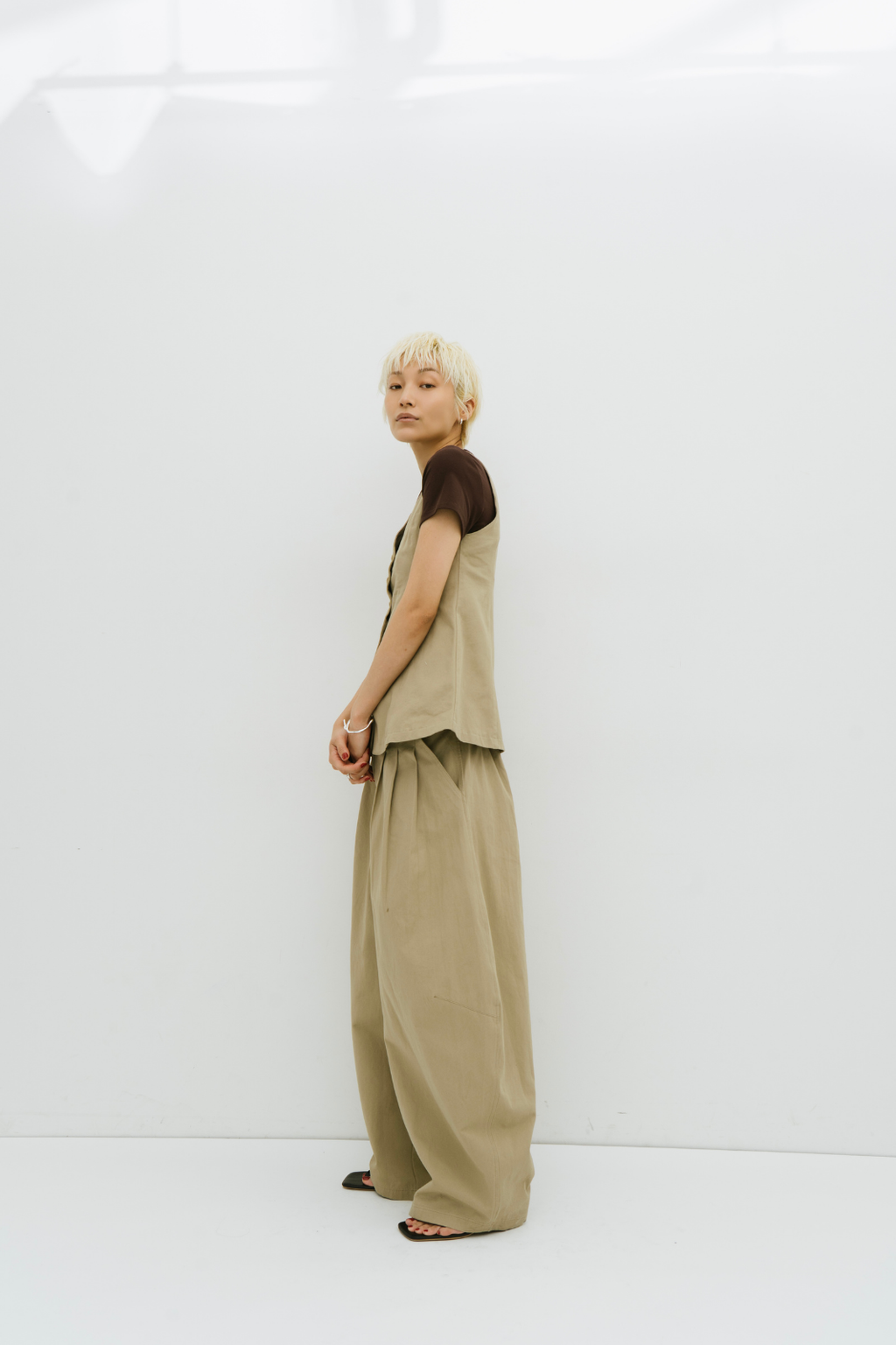Cotton twill vest