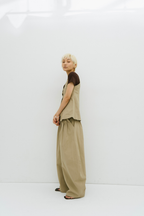 Cotton twill vest