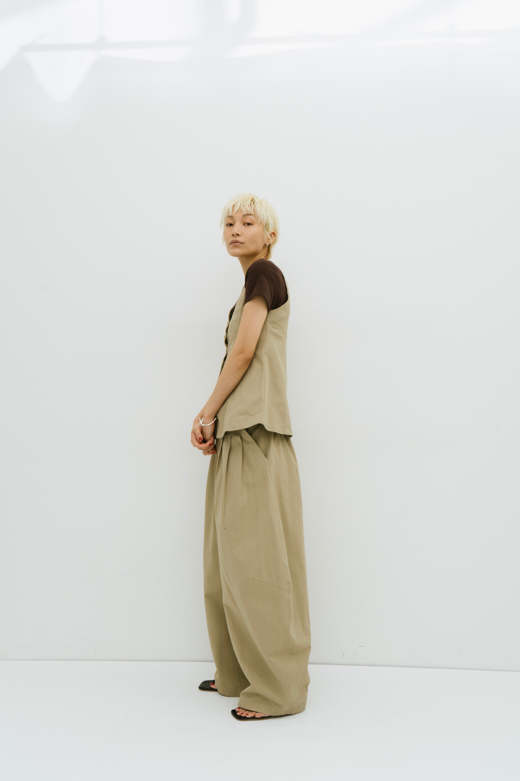 Cotton twill vest