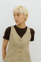 Cotton twill vest