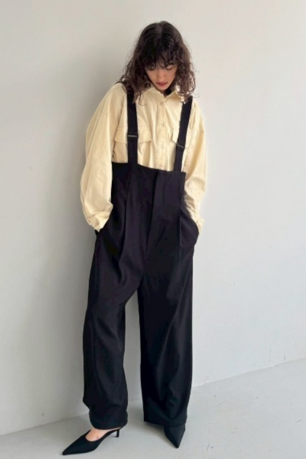 Suspenders trousers