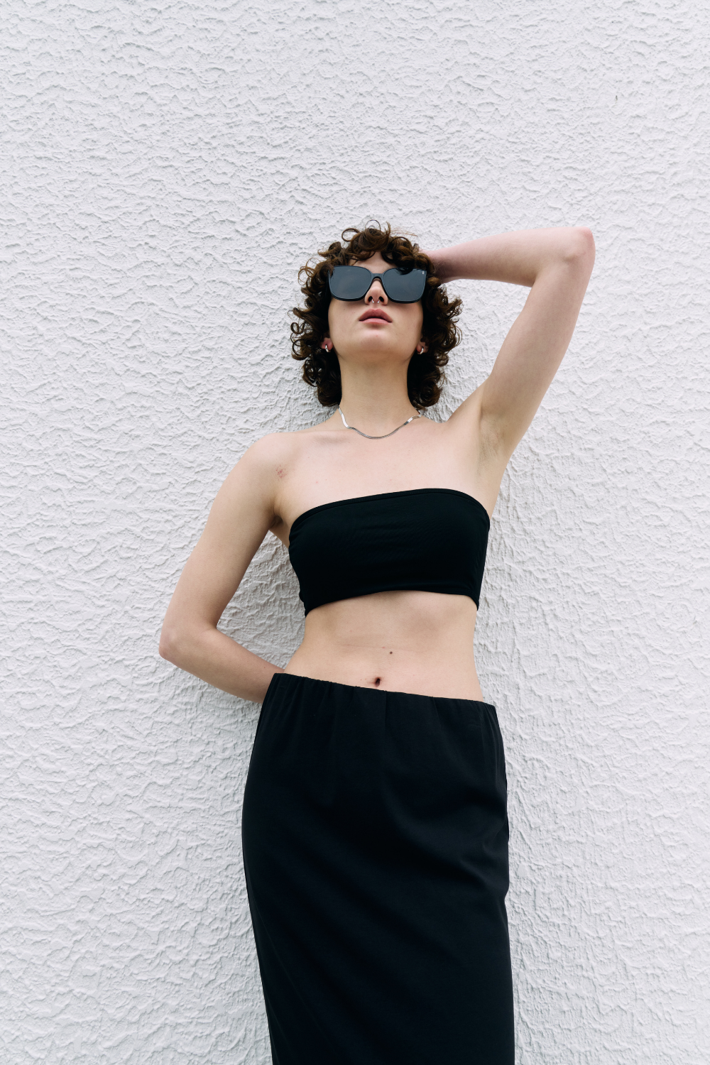 Backstrap tube top bra