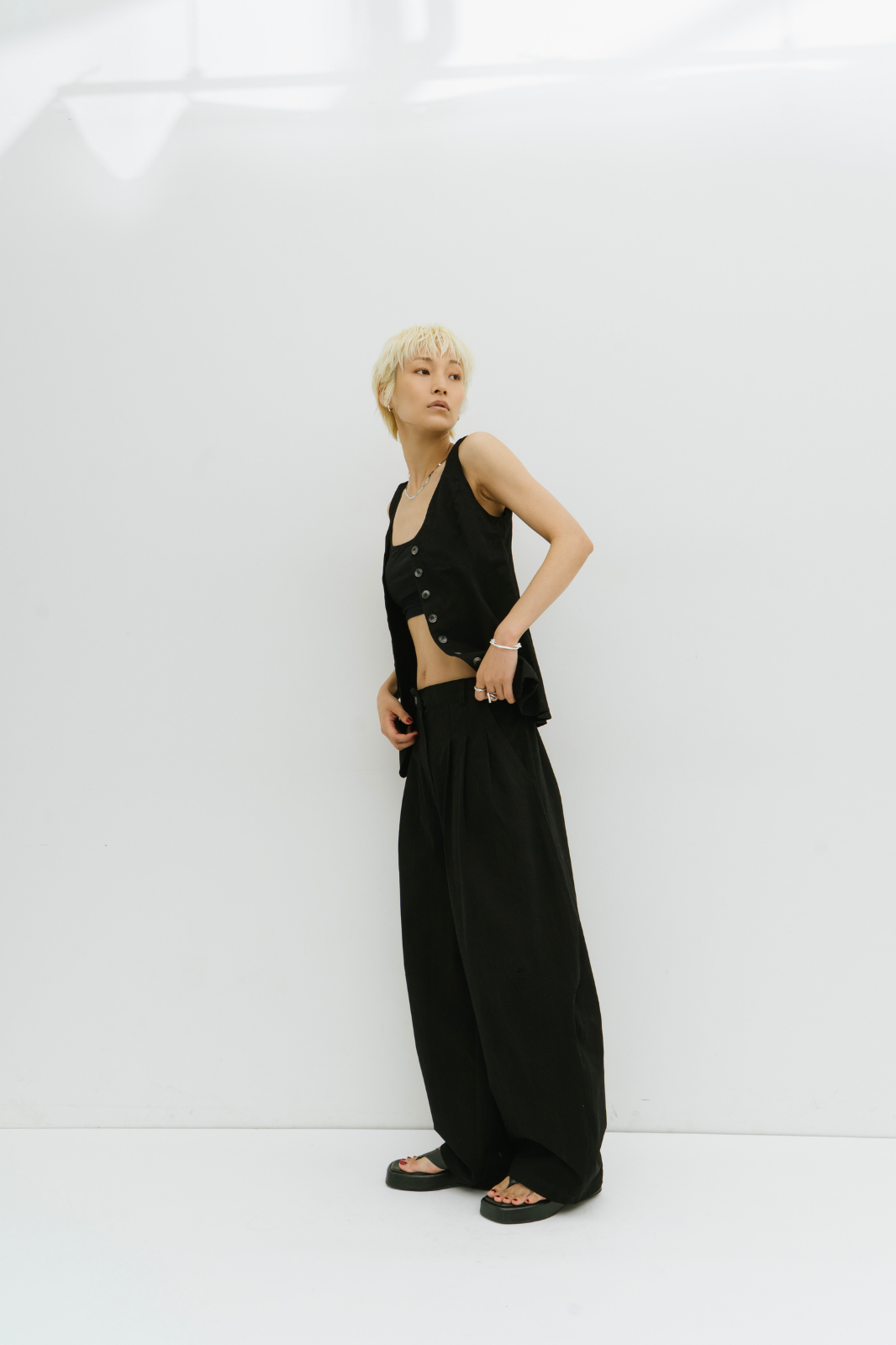 Cotton twill vest