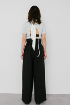 Back open thermal tee