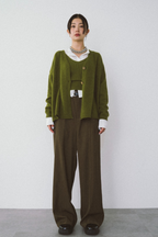 Ensemble knit cardigan